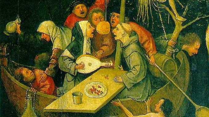 A nave dos loucos Hieronymus Bosch, 1495